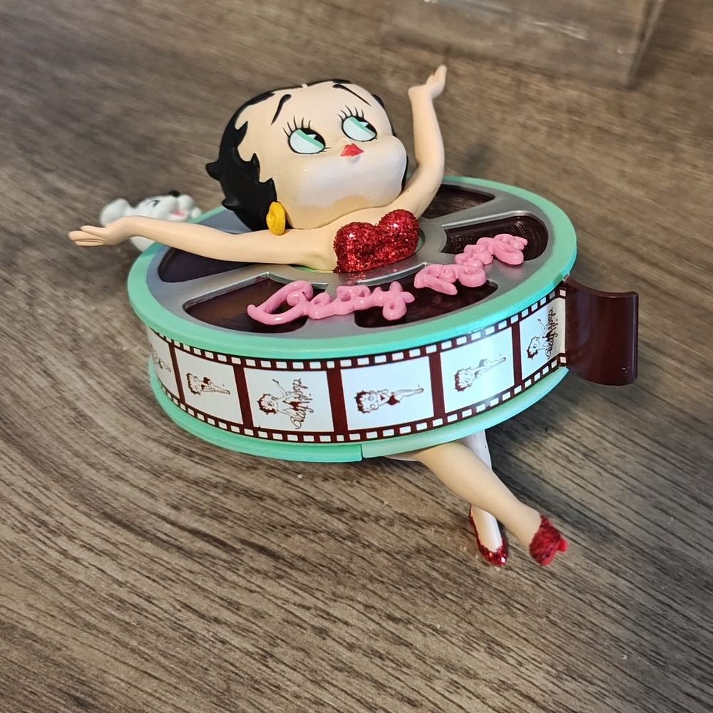 Betty Boop Sound Ornament Green Red Film Reel Boop-Oop-A-Doop 2007 Boxed